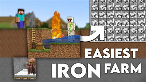 Till the soil with a hoe and plant your wheat. . How to make an iron farm in minecraft